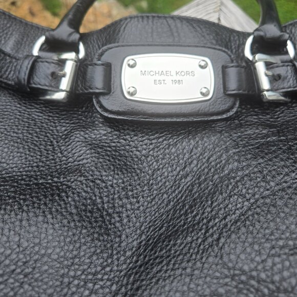 Michael Kors Leather Satchel with Shoulder Strap - Picture 7 of 12